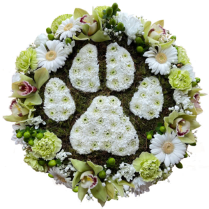 corona flores funeral mascota perro
